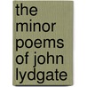 the Minor Poems of John Lydgate door Onbekend