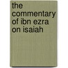 the Commentary of Ibn Ezra on Isaiah door Onbekend