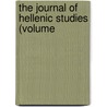 The Journal Of Hellenic Studies (Volume door Onbekend