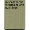 Miscellaneous Writings Of John Conington door Onbekend