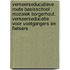 Verkeerseducatieve route basisschool Mozaiek Borgerhout. Verkeerseducatie voor voetgangers en fietsers