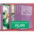 5 boeken in krimpfolie met sticker