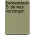Beroepstaak 5: de was verzorgen
