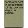 Cameratoezicht in de openbare ruimte. Ook wie weg is, is gezien? door Wim Hardyns