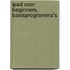 iPad voor beginners, basisprogramma's
