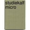 StudieKalf Micro door Ward Kalf