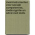 Meetinstrumenten voor sociale competenties, metacognitie en advanced skills.