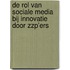 De rol van sociale media bij innovatie door zzp'ers