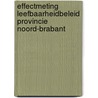 Effectmeting leefbaarheidbeleid provincie Noord-Brabant door Simon Cox