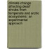 Climate change affecting dwarf shrubs from temperate and Arctic ecosystems: an experimental approach