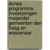 Dunea programma investeringen Meijendel gemeenten Den Haag en Wassenaar by M. Benjamins
