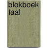 Blokboek taal door Henri Arnoldus