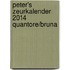 Peter's Zeurkalender 2014 Quantore/Bruna