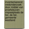 Inventariserend veldonderzoek door middel van proefsleuven vispaaiplaats De Lier, De Lier, Gemeente Westland by L.R. Van Wilgen