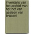 Inventaris van het archief van het Hof van Assisen van Brabant