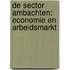 De sector ambachten: economie en arbeidsmarkt