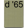 D '65 by P.E. Duijff