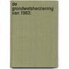 De grondwetsherziening van 1983: door Willem Pedroli