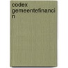 Codex gemeentefinanci n door Onbekend