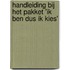 Handleiding bij het pakket 'ik ben dus ik kies'