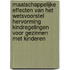 Maatschappelijke effecten van het wetsvoorstel hervorming kindregelingen voor gezinnen met kinderen