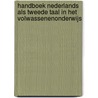 Handboek Nederlands als tweede taal in het volwassenenonderwijs door StudentsOnly