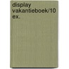 Display vakantieboek/10 ex. door Onbekend