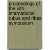 Proceedings of the IXth international rubus and ribes symposium door Onbekend