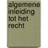Algemene inleiding tot het recht