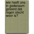 Wie heeft ons in godsnaam geleerd dat regen slecht weer is?
