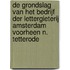 De Grondslag van het Bedrijf der Lettergieterij Amsterdam voorheen N. Tetterode
