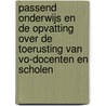 Passend onderwijs en de opvatting over de toerusting van VO-docenten en scholen door M. Walraven