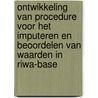 Ontwikkeling van procedure voor het imputeren en beoordelen van waarden in RIWA-base door Paul Baggelaar