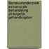Literatuuronderzoek extramurale behandeling zintuigelijk gehandicapten
