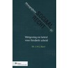 Wetgeving en beleid voor flexibele arbeid by C.W.G. Rayer