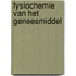 Fysiochemie van het geneesmiddel