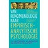 Van fenomenologie naar empirisch-analytisch psychologie