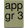 App Gr 3 door van Gool