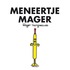 Meneertje mager set 4 ex.