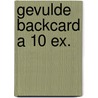 Gevulde backcard a 10 ex. door Onbekend