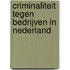 Criminaliteit tegen bedrijven in Nederland