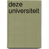 Deze universiteit door René van Woudenberg