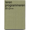 Leren programmeren in C++ door Jochen Marien