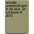 Actuele ontwikkelingen in de land- en tuinbouw in 2013
