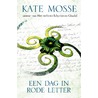 Een dag in rode letter door Kate Mosse