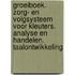 Groeiboek. Zorg- en volgsysteem voor kleuters. Analyse en handelen. Taalontwikkeling