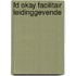 FD Okay Facilitair Leidinggevende