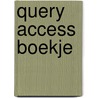 Query access boekje door Fredrik Hamer