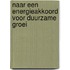 Naar een energieakkoord voor duurzame groei
