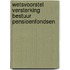 Wetsvoorstel versterking bestuur pensioenfondsen